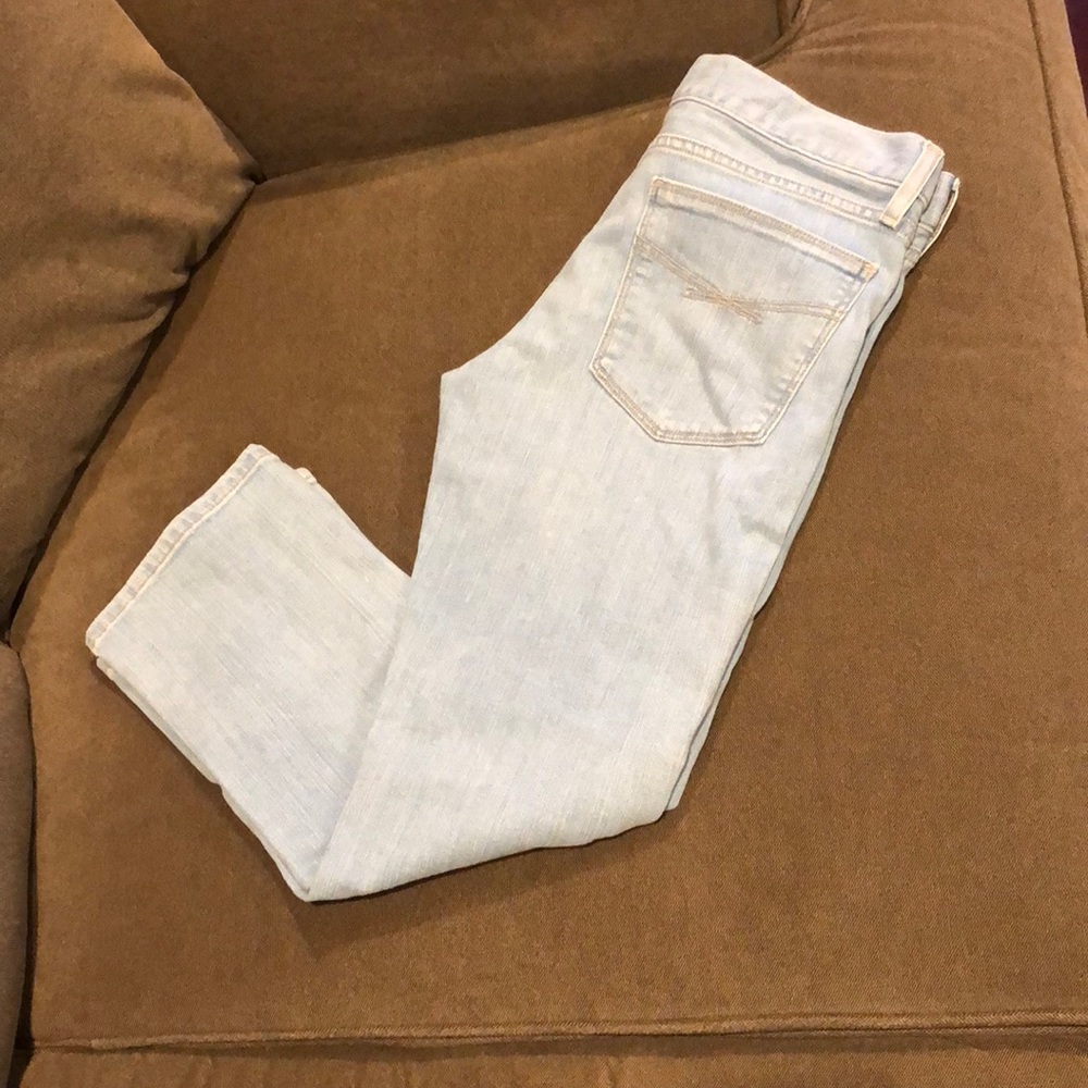Light wash 1969 cropped boot GAP jeans